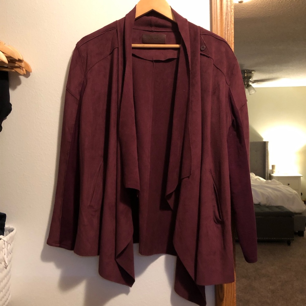 Blank NYC faux suede jacket